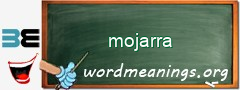 WordMeaning blackboard for mojarra